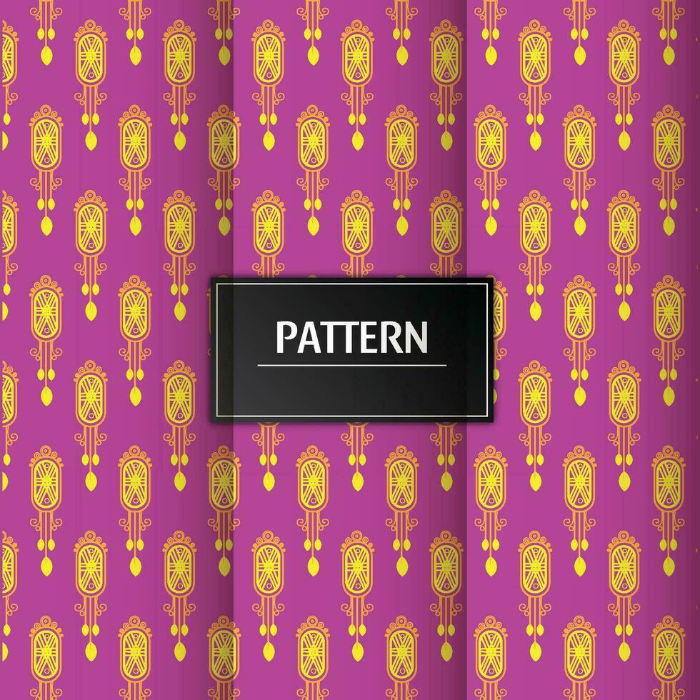 Modern geometric flower pattern vector