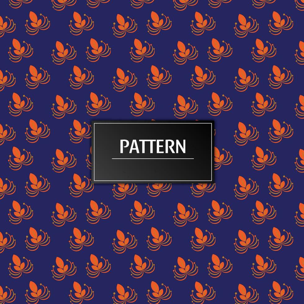 Modern geometric flower pattern vector