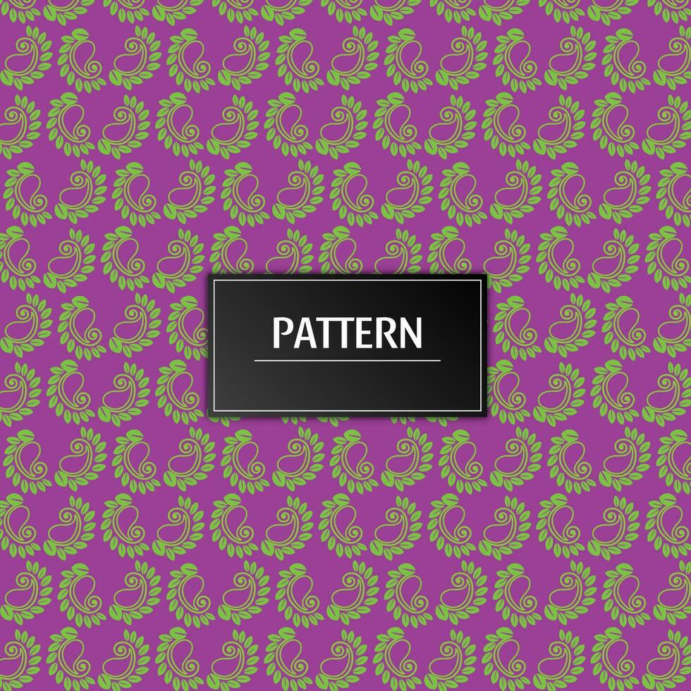 Modern geometric flower pattern vector