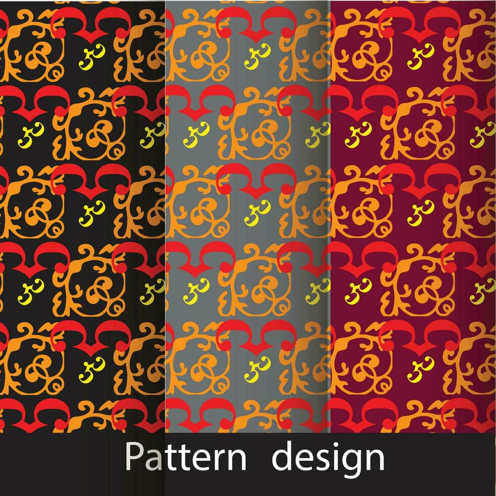 Modern geometric flower pattern vector