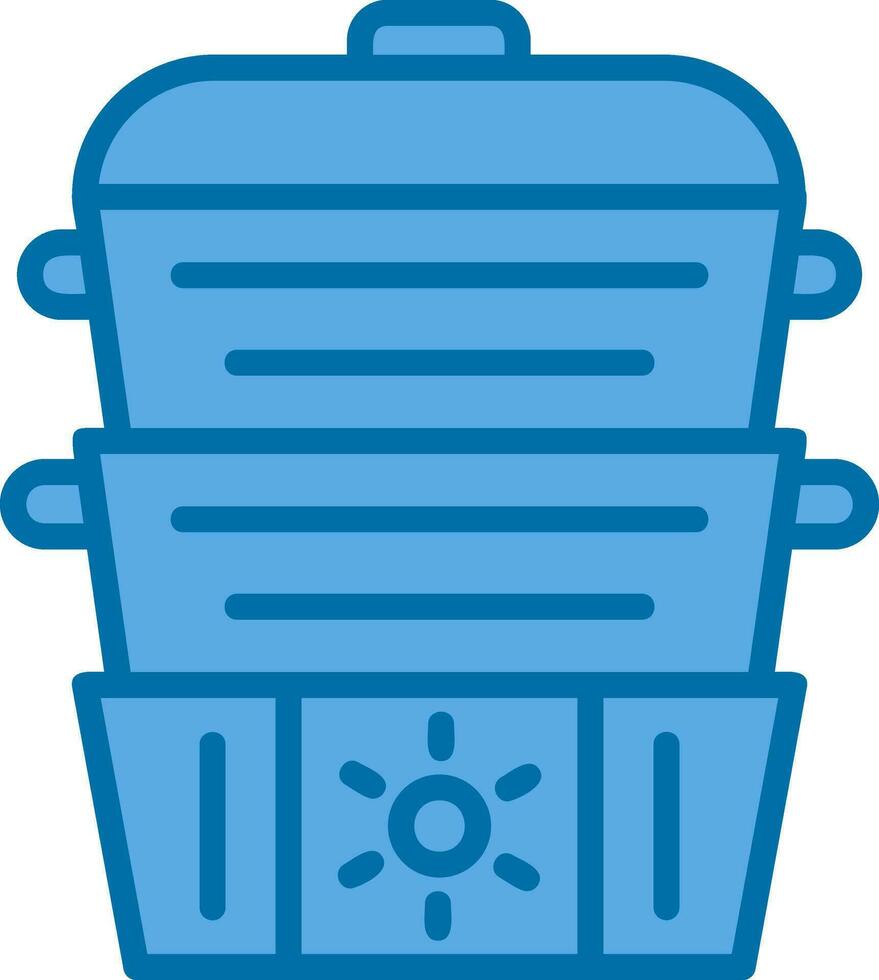 Steamer Vector Icon Design