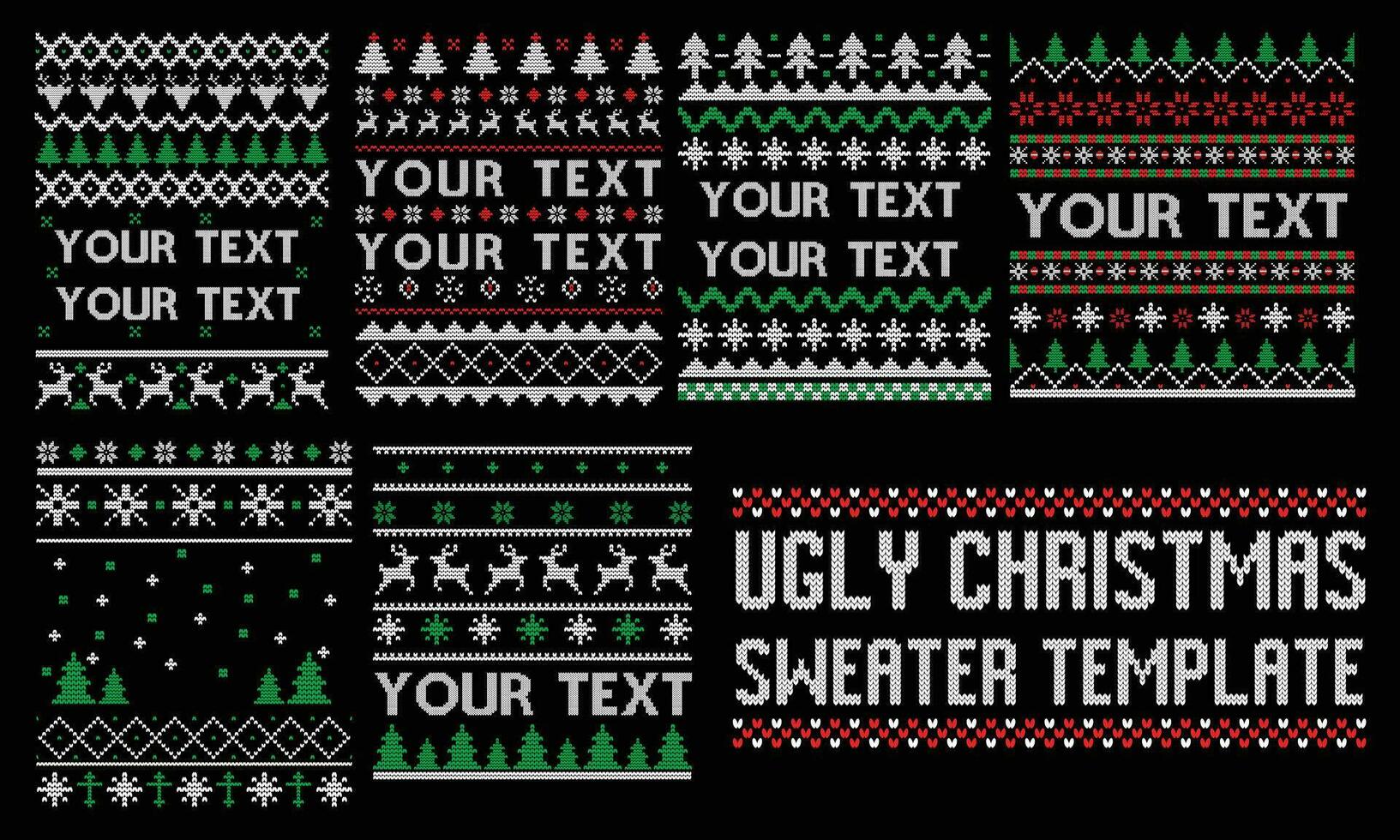 Ugly Christmas sweater template 31390011 Vector Art at Vecteezy Ugly Christmas sweater template 31390011 Vector Art at Vecteezy