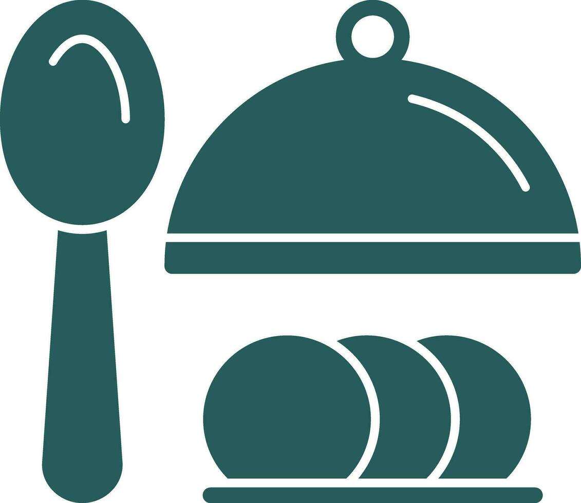 Dinner Vector Icon Design