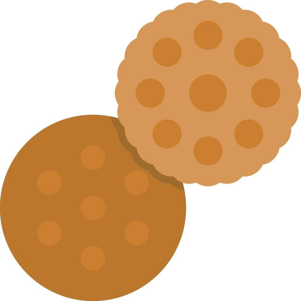 Biscuit Vector Icon Design