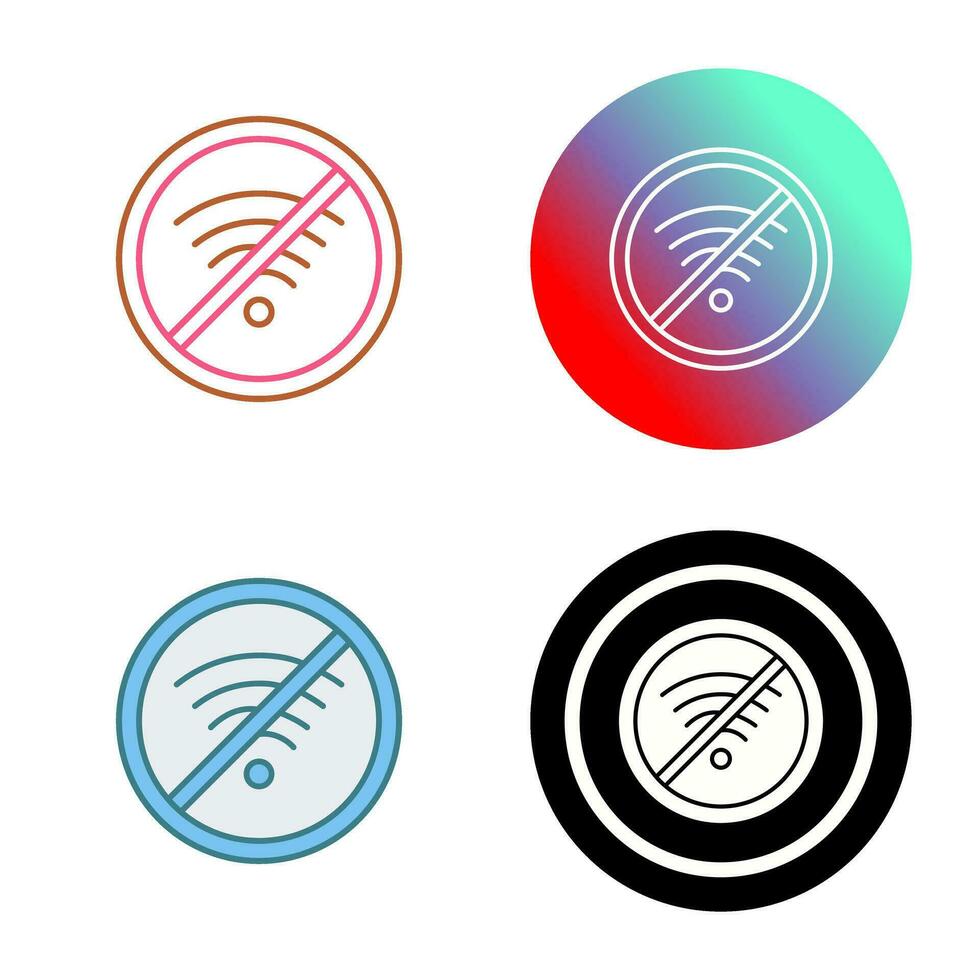 No Wifi Vector Icon