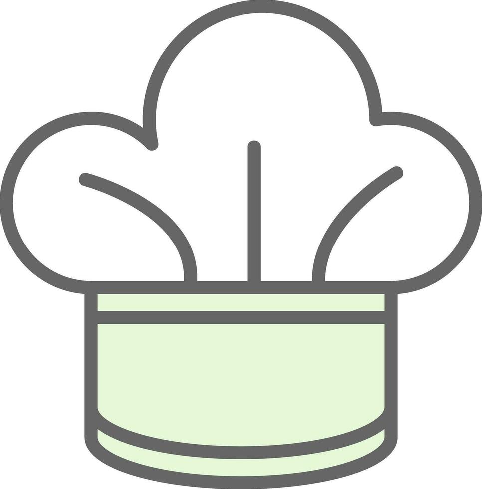 diseño de icono de vector de sombrero de chef