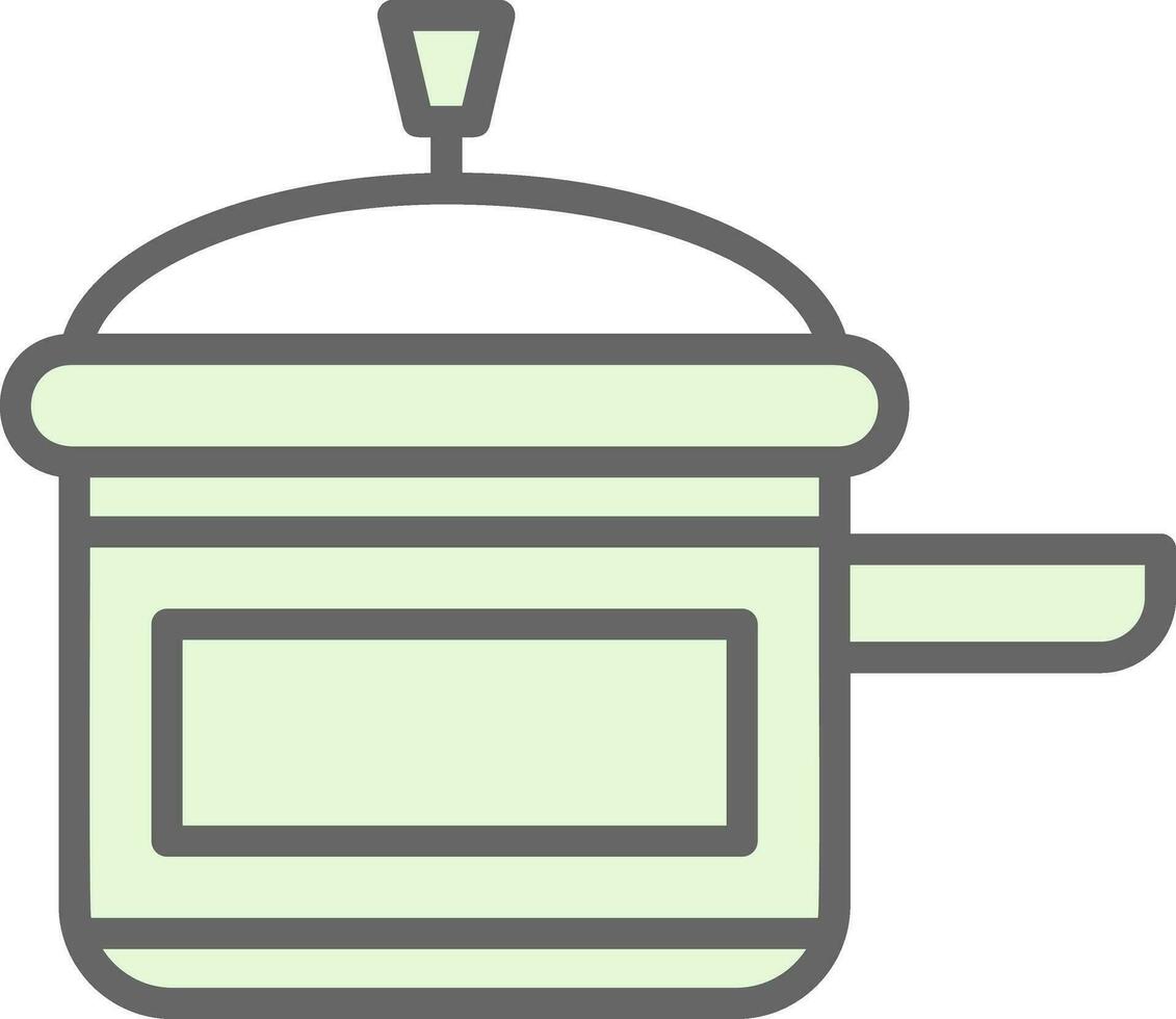 Pressure Cooker Vector Icon Design