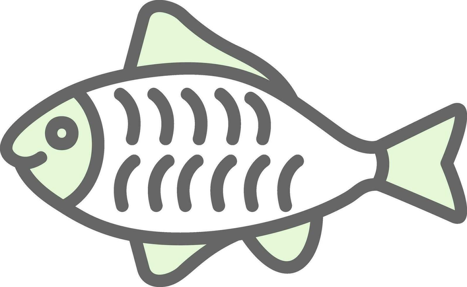 diseño de icono de vector de pescado