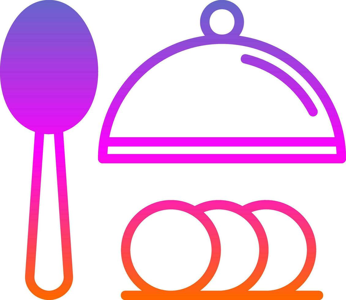 Dinner Vector Icon Design