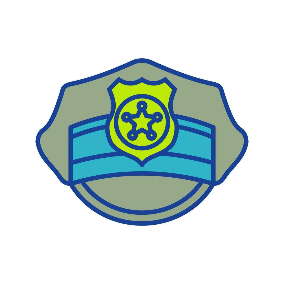 Police Hat Vector Icon