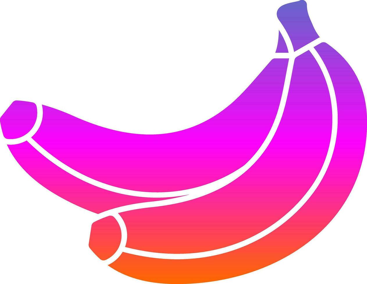 Bananas Vector Icon Design