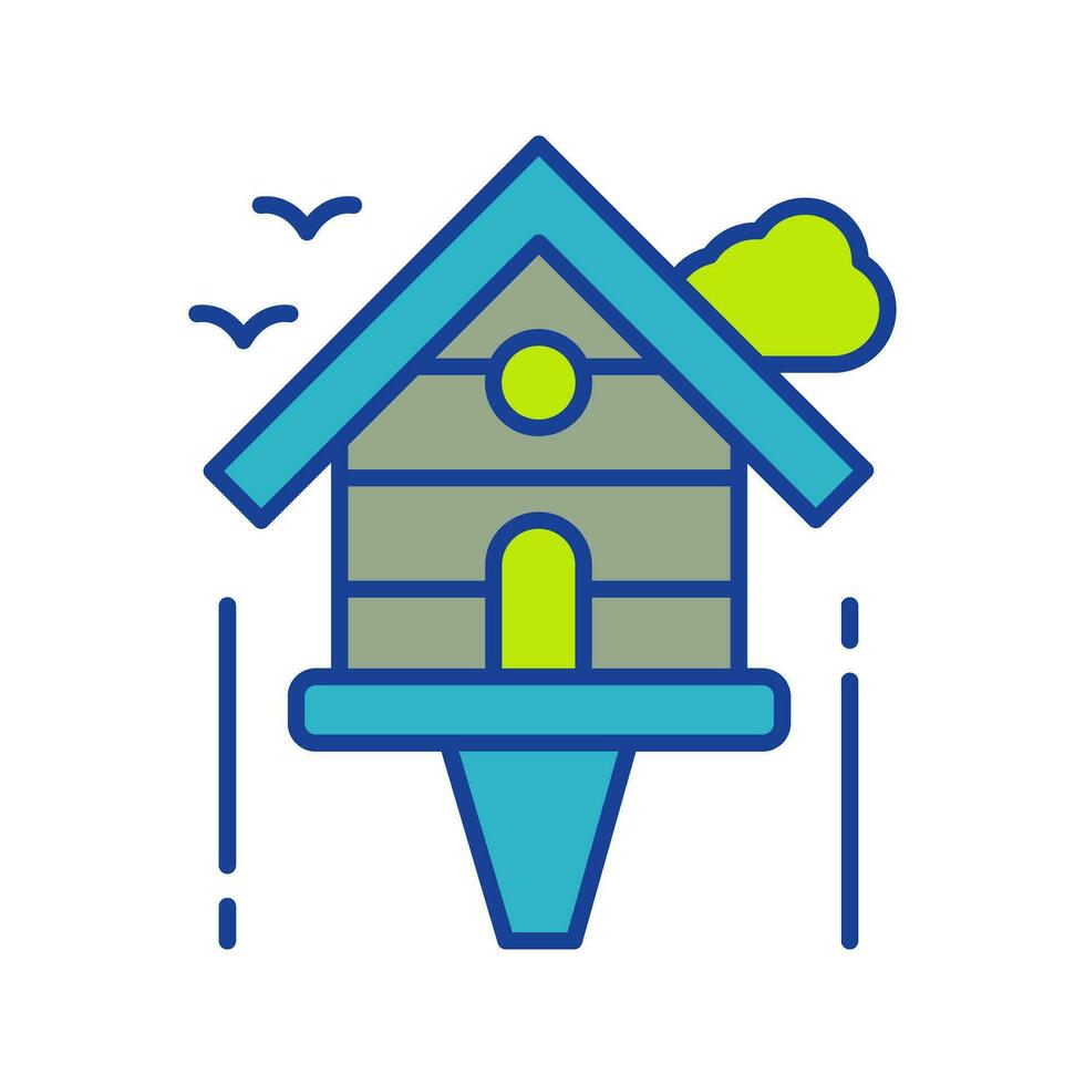 Birdhouse Vector Icon