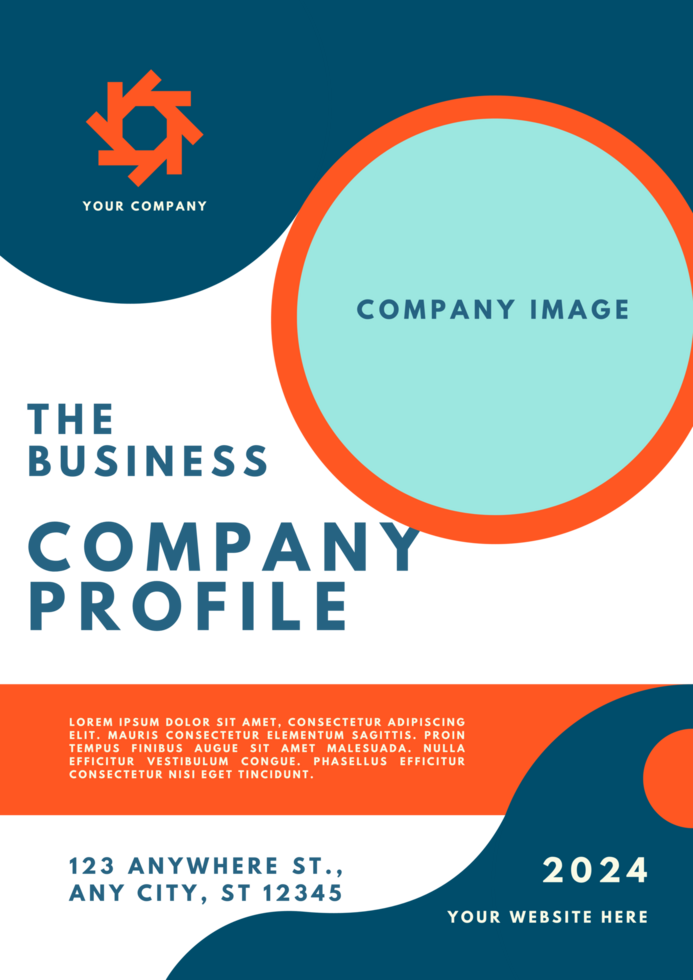 Business Company Profile Template Brochure Layout png