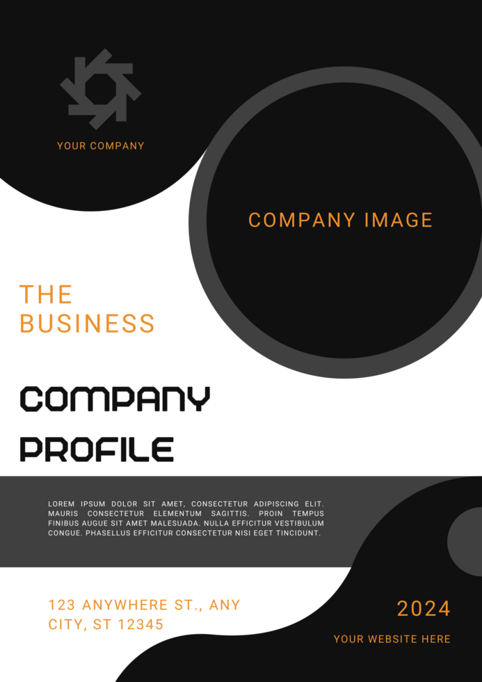 Business Company Profile Template Brochure Layout png