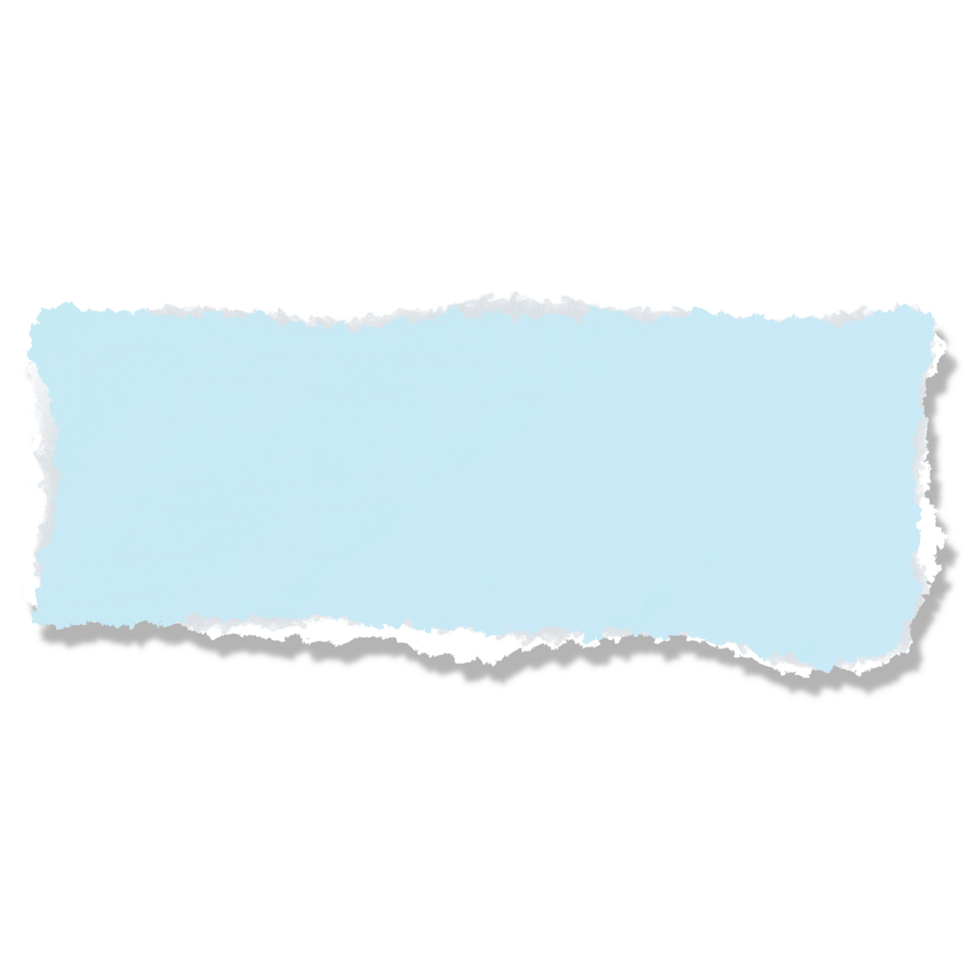 Ripped torn paper in colorful style png