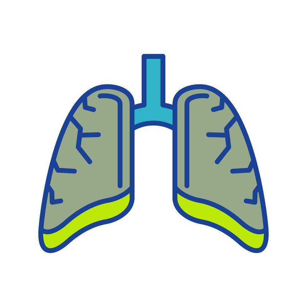 Lungs Vector Icon