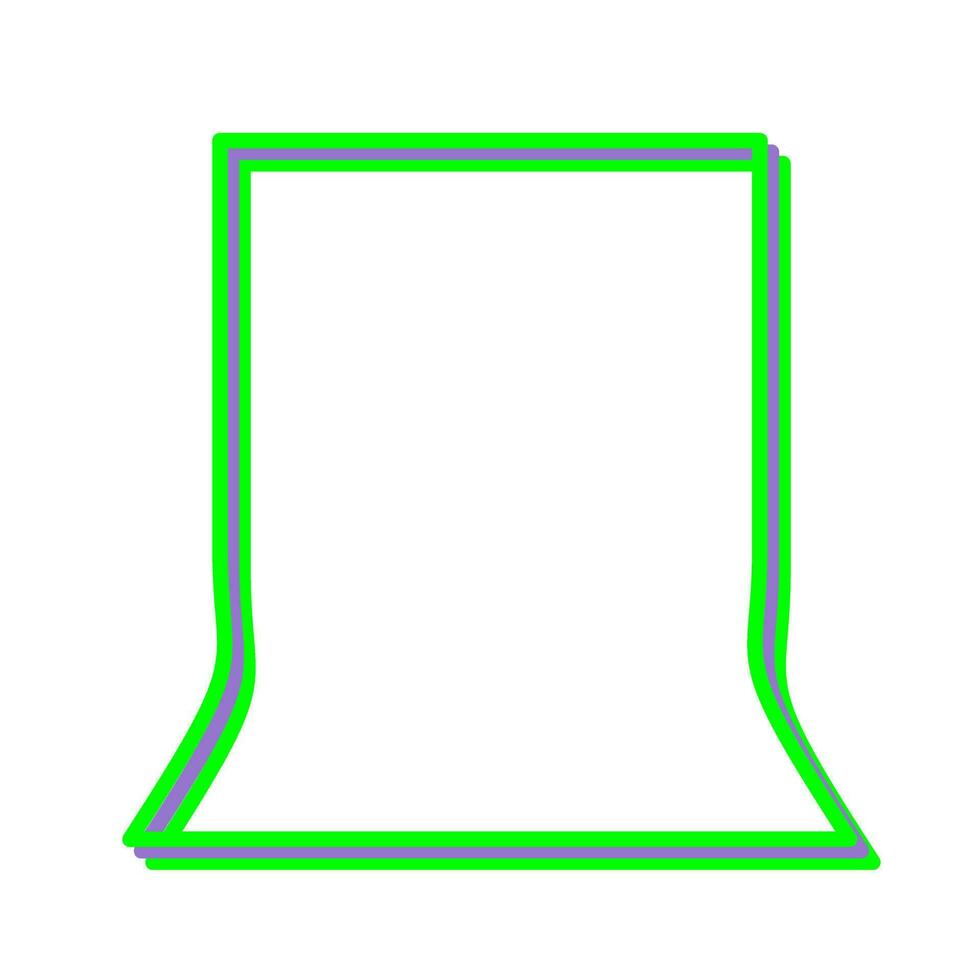 Unique Back Stand Vector Icon