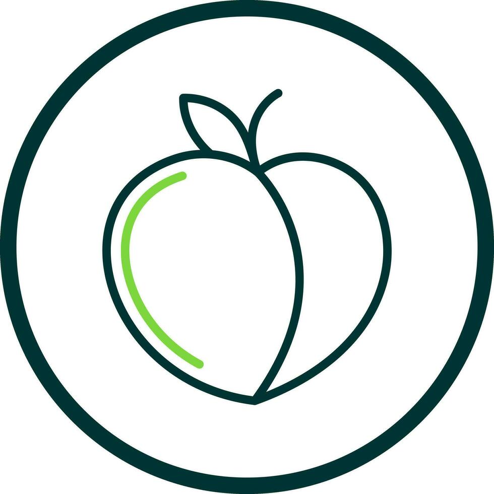 Peach Vector Icon Design