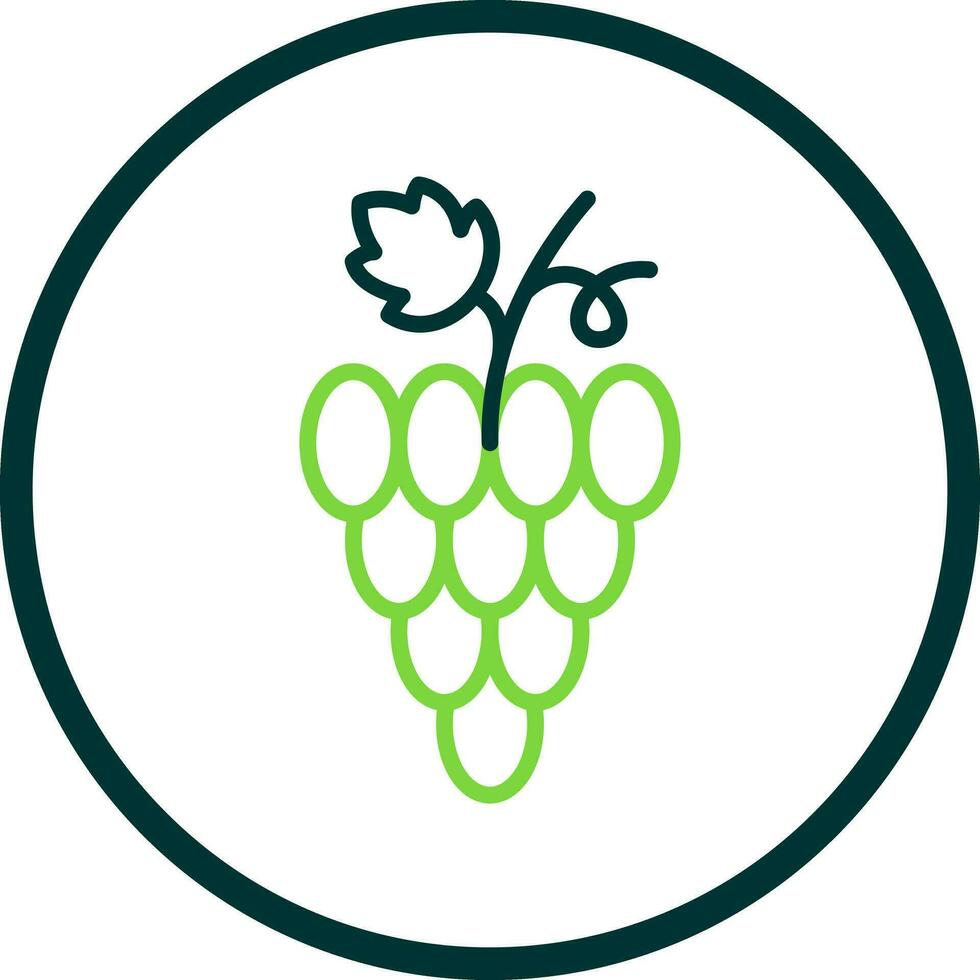 Grapes Vector Icon Design