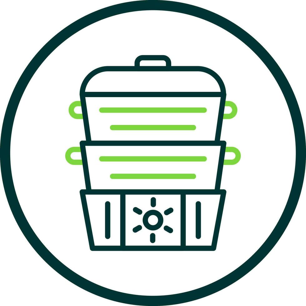 Steamer Vector Icon Design