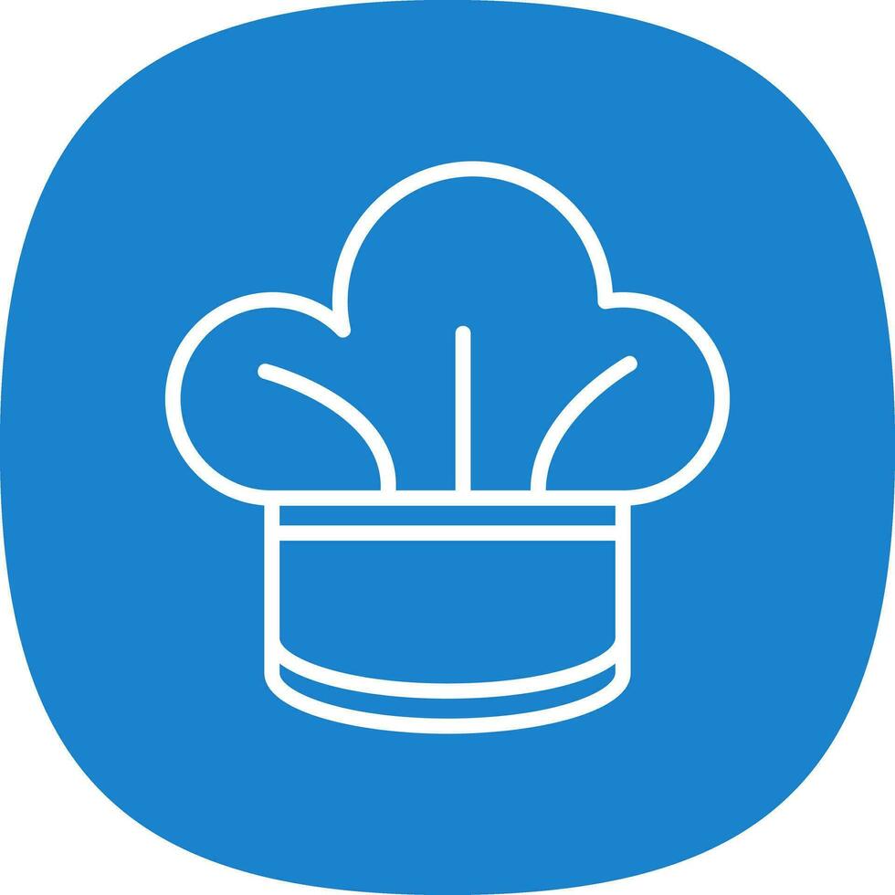 diseño de icono de vector de sombrero de chef