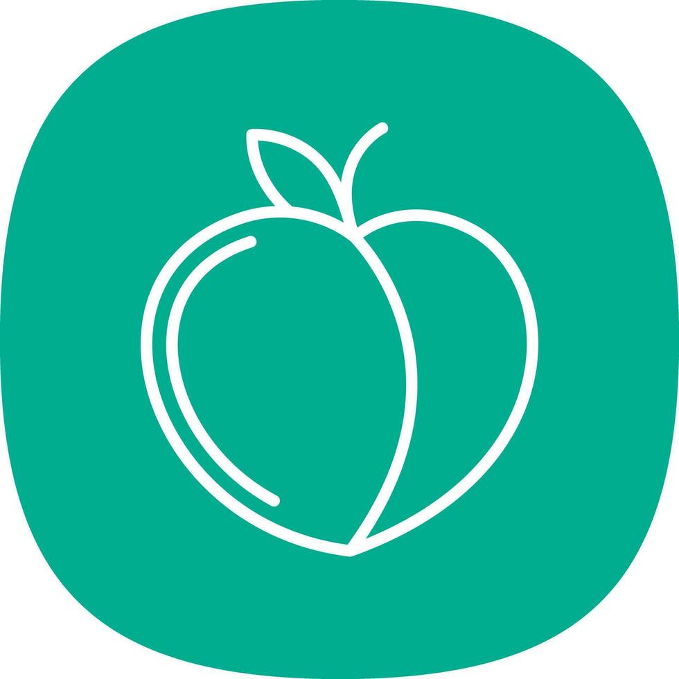 Peach Vector Icon Design