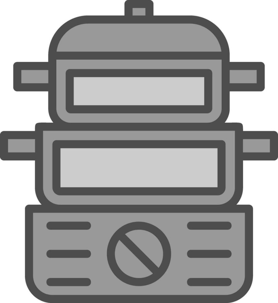 Steamer Vector Icon Design