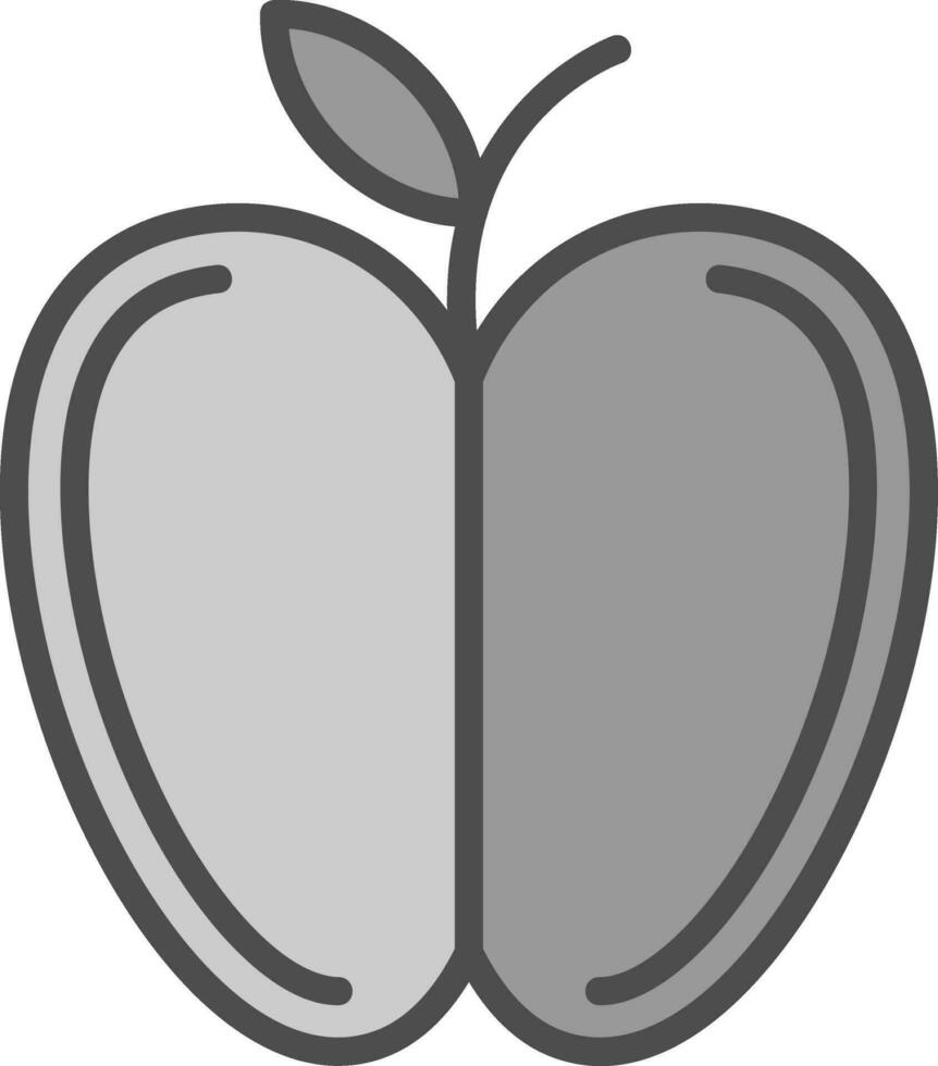 diseño de icono de vector de manzana