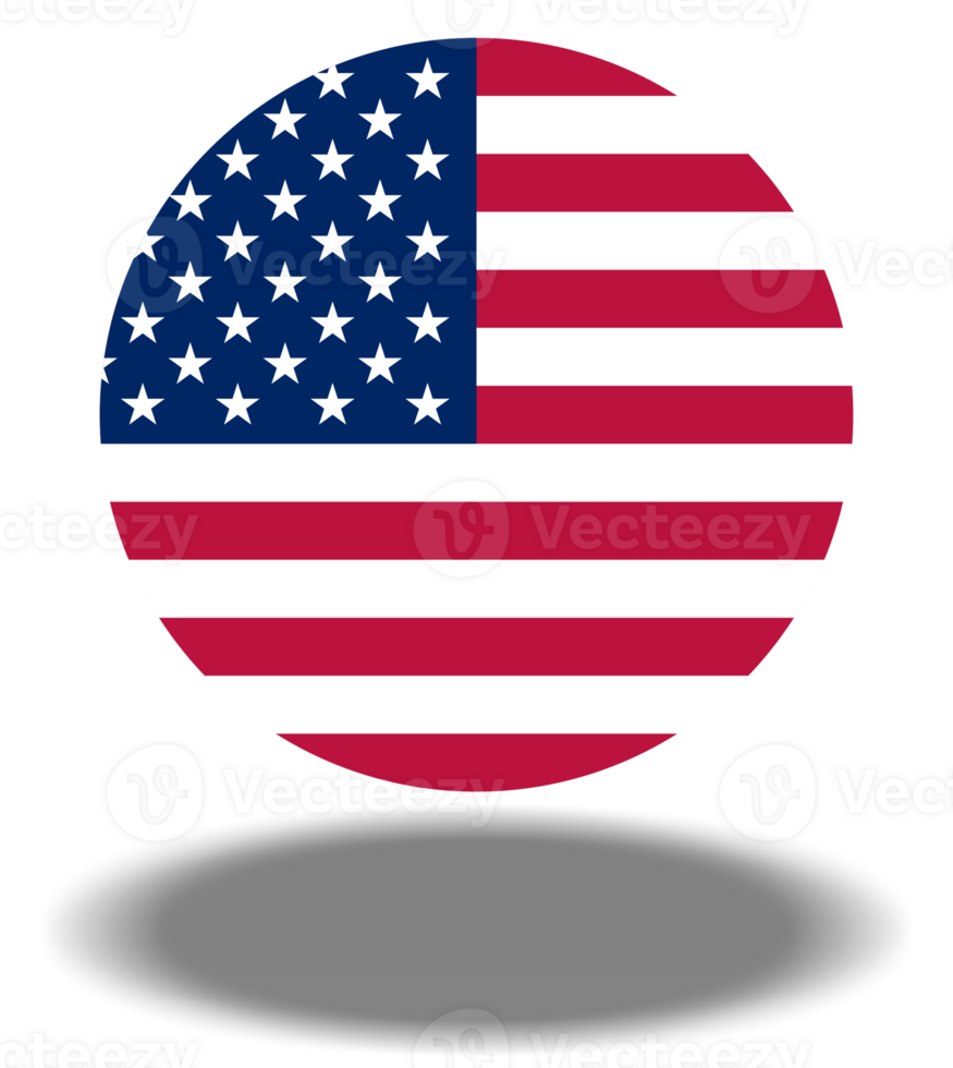 American Flag, US Flag, USA Flag. Format PNG