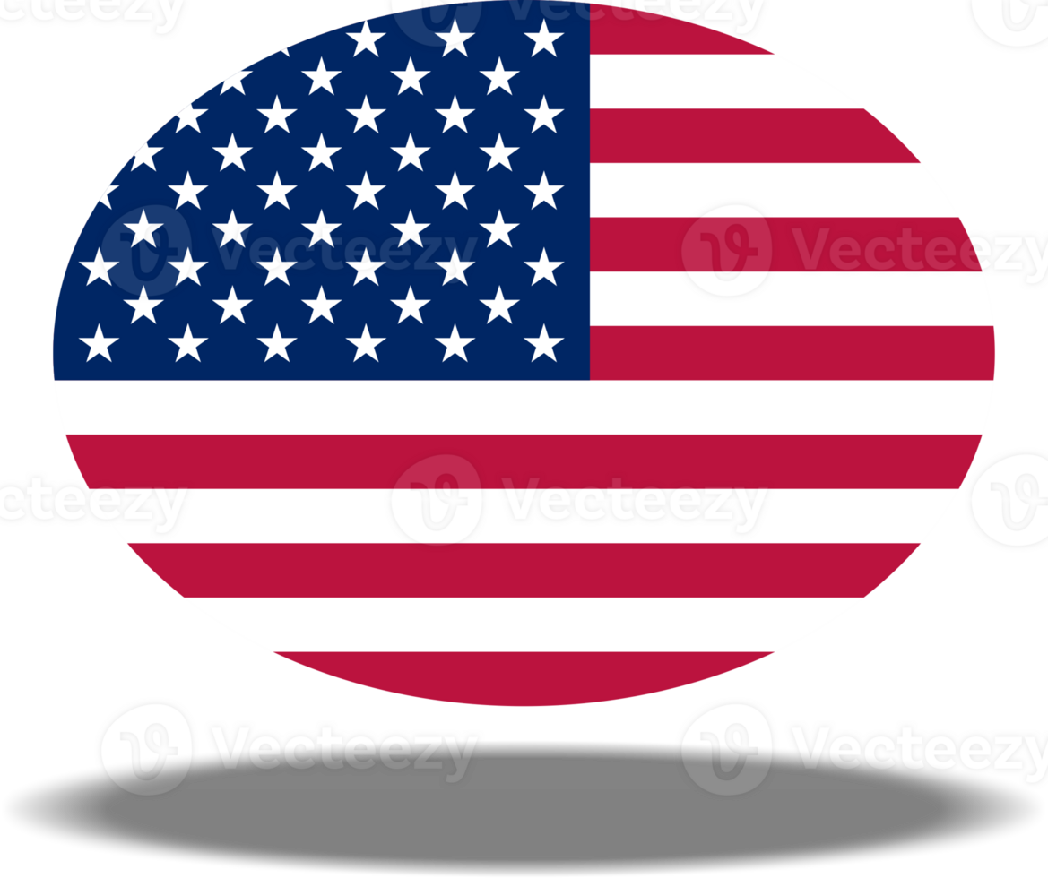 American Flag, US Flag, USA Flag. Format PNG