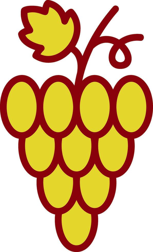 Grapes Vector Icon Design