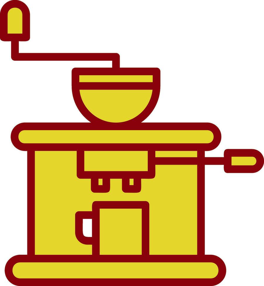 Coffee Grinder Vector Icon Design