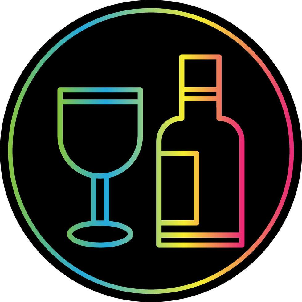 diseño de icono de vector de vino