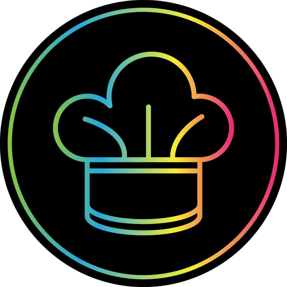 diseño de icono de vector de sombrero de chef