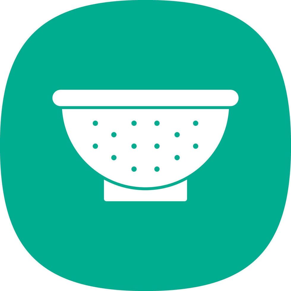 Colander Vector Icon Design