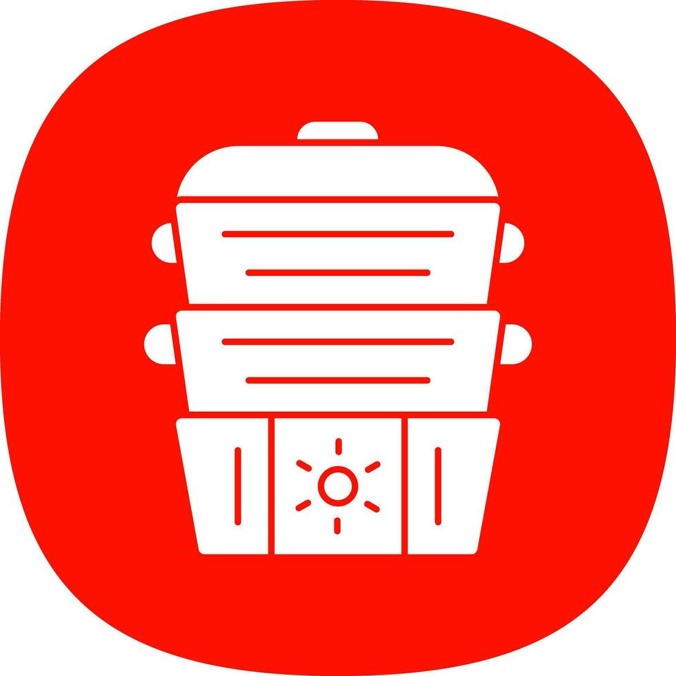 Steamer Vector Icon Design