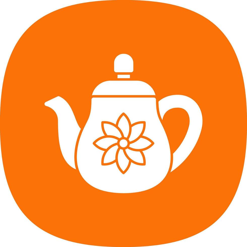 Teapot Vector Icon Design