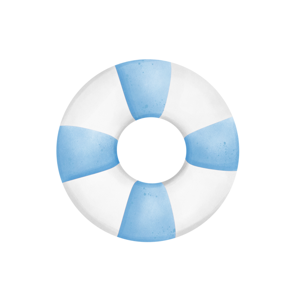 blue lifebuoy isolated png