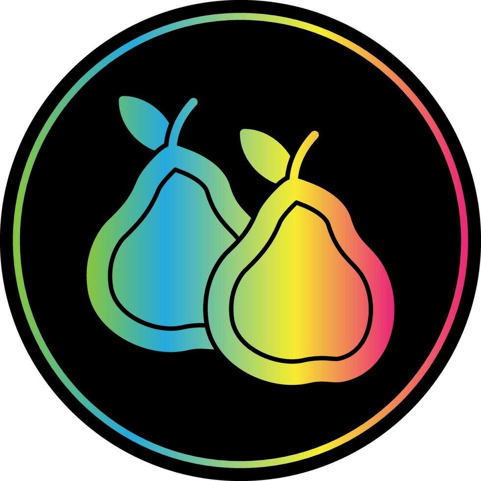 Pear Vector Icon Design