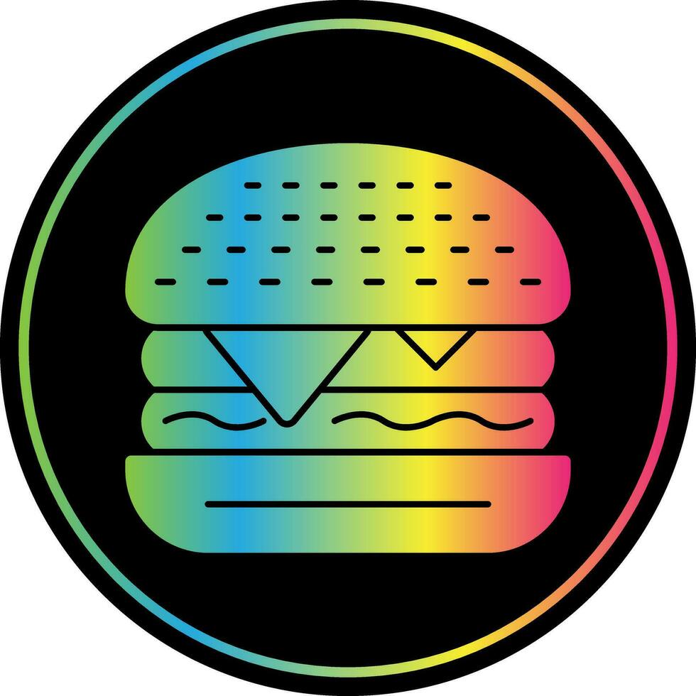 diseño de icono de vector de hamburguesa