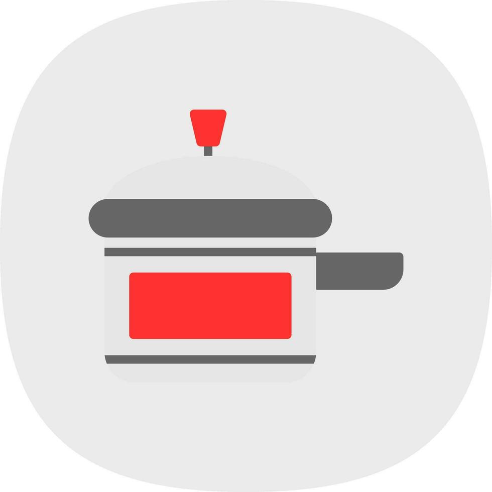 Pressure Cooker Vector Icon Design