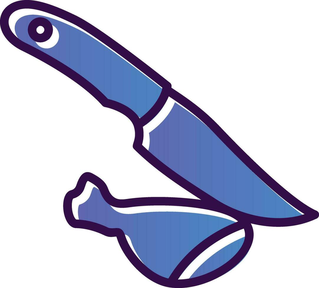 Carving Vector Icon Design