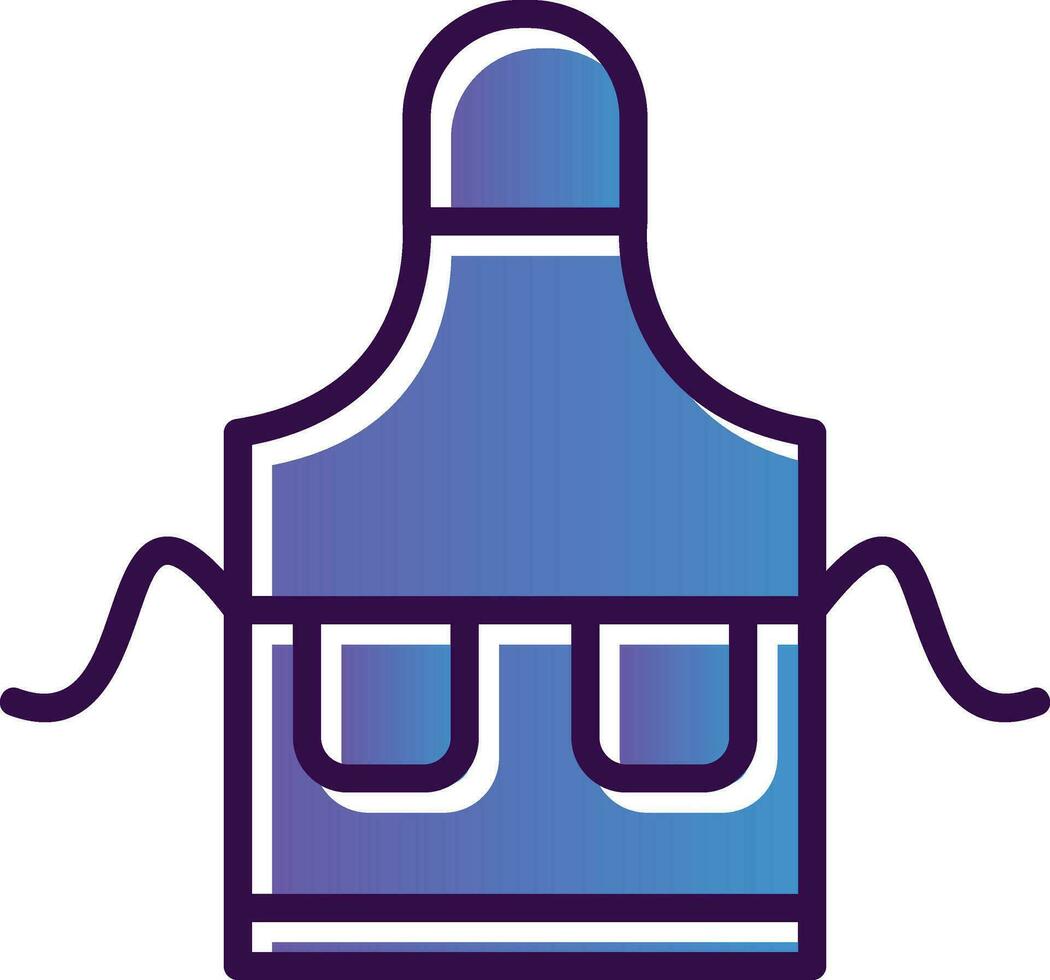 Apron Vector Icon Design