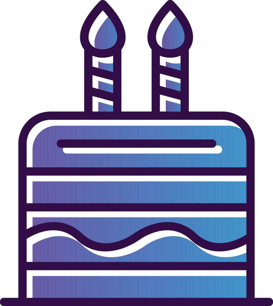 Cake Vector Icon Design