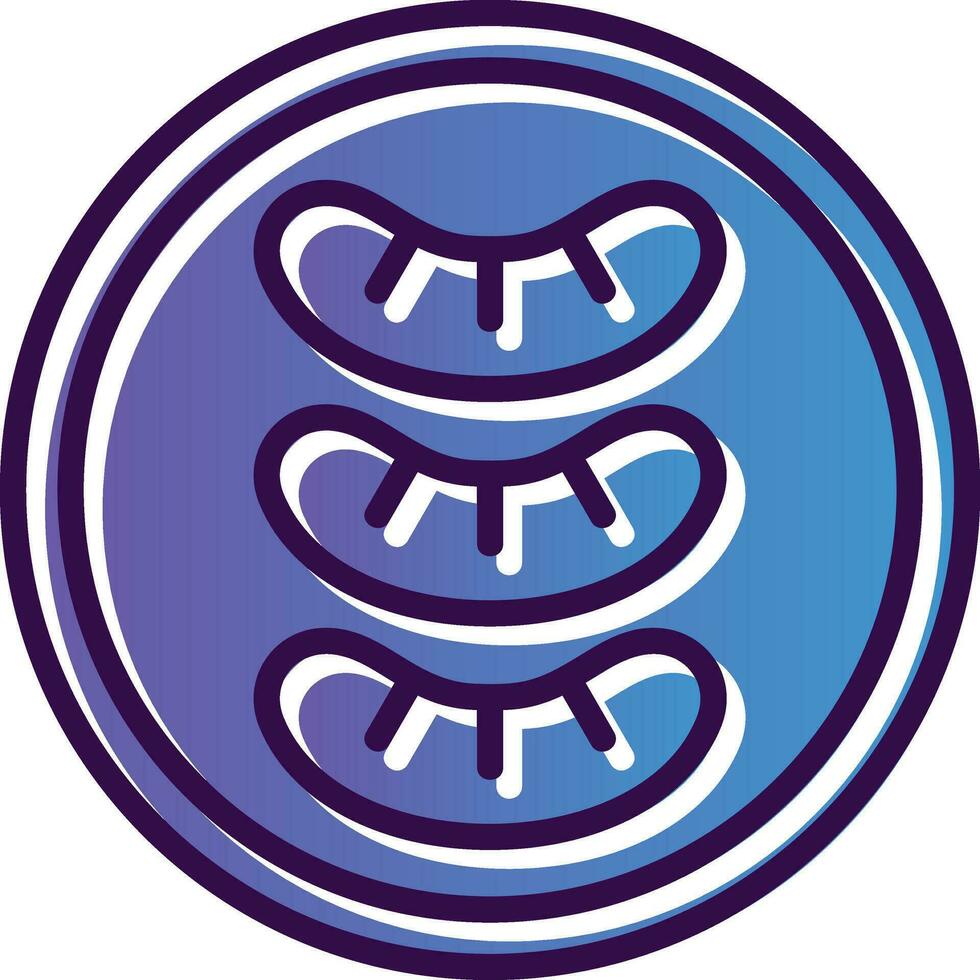 Sausage Vector Icon Design