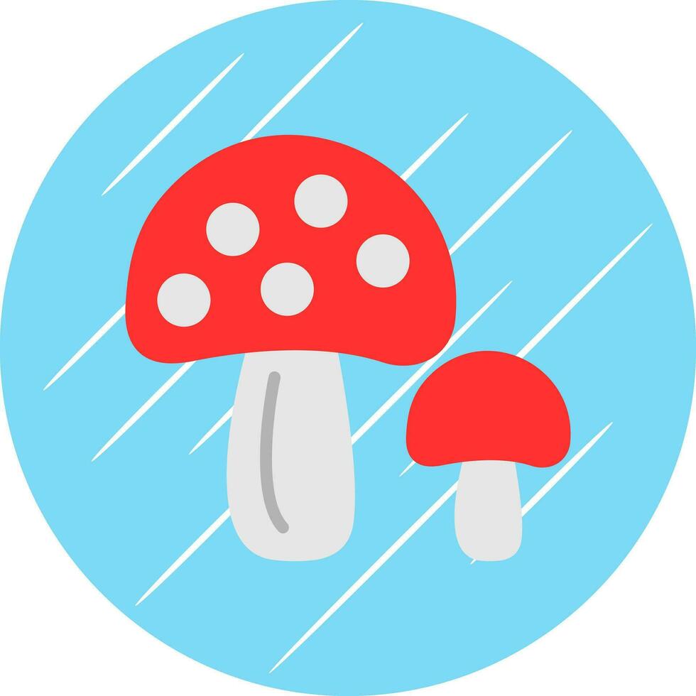 diseño de icono de vector de hongo