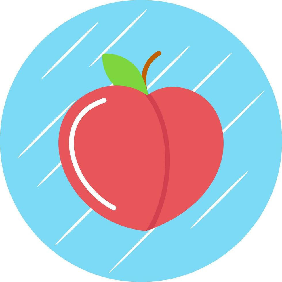 Peach Vector Icon Design