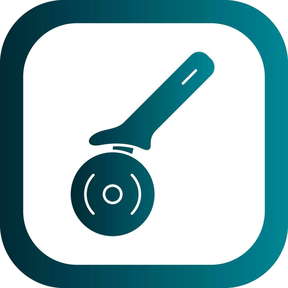 Pizza Cutter Vector Icon Design
