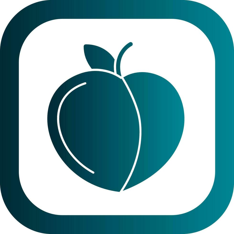 Peach Vector Icon Design