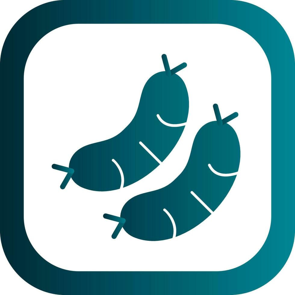 Sausage Vector Icon Design